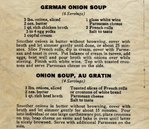 Onion Soups