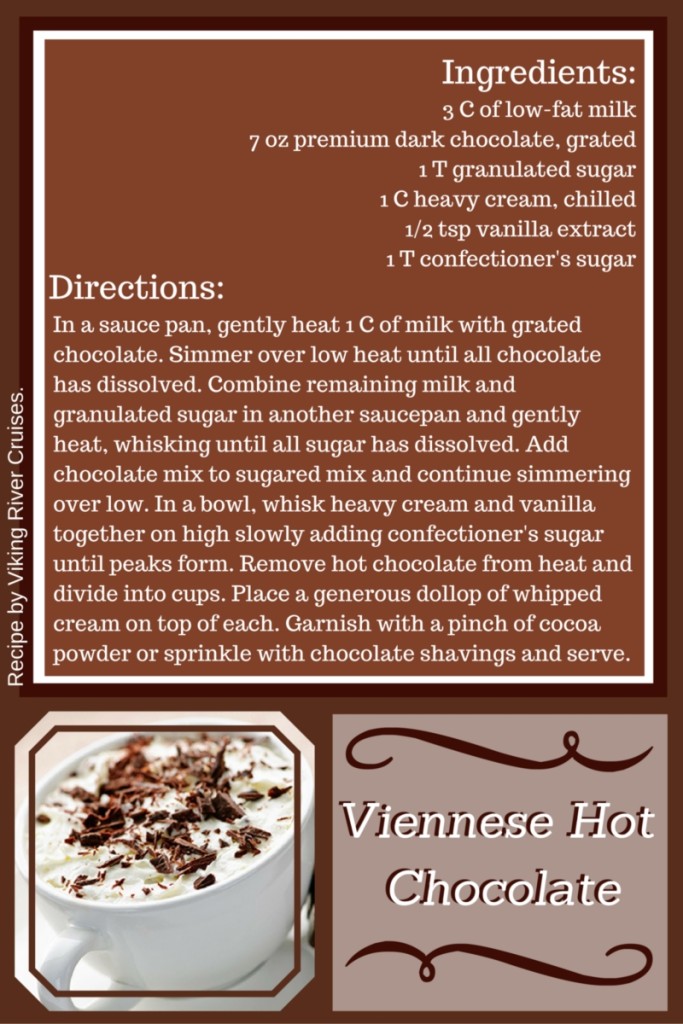 Viennese Hot Chocolate Recipe from Viking River Cruises.