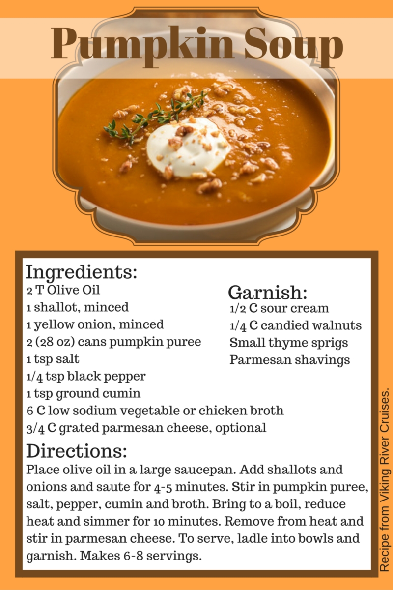 Warm Up with this Pumpkin Soup Recipe | USA River Cruises