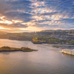 cruise ship on the Columbia River