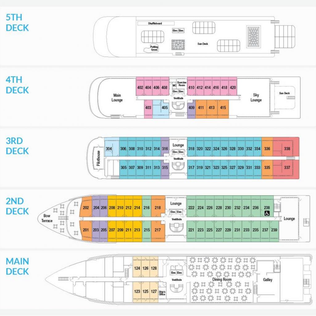 american song cruise ship deck plan