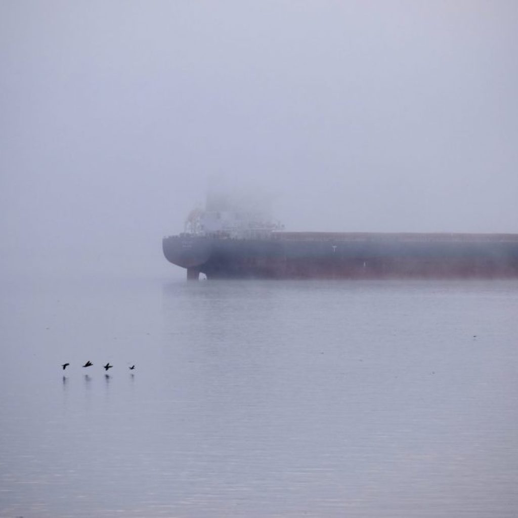 astoria oregon foggy morning