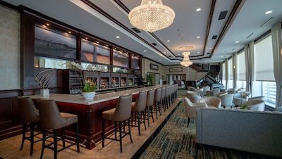 View of the bar in the American Countess Ship