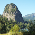 Beacon Rock in the Columbia River Gorge