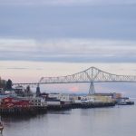 Astoria Oregon waterfront and bridge