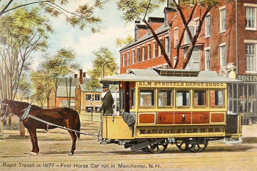 first_horsecar_in_manchester_nh