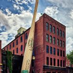louisville slugger factory in Kentucky with giant baseball bat