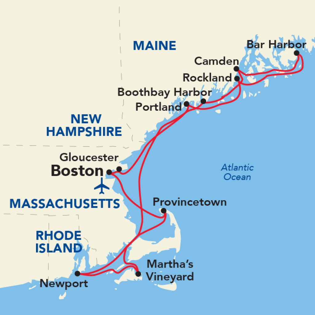 Grand New England Cruise USA River Cruises