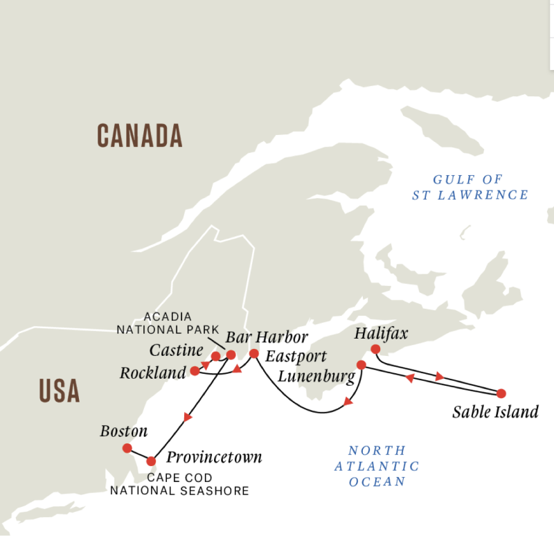 Hurtigruten cruise to New England