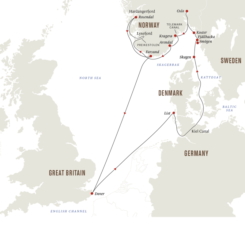 Hurtigruten cruise Archipelagos of quaint Scandinavia