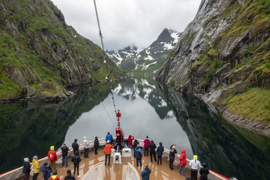 Hurtigruten Trollfjord cruise in Norway
