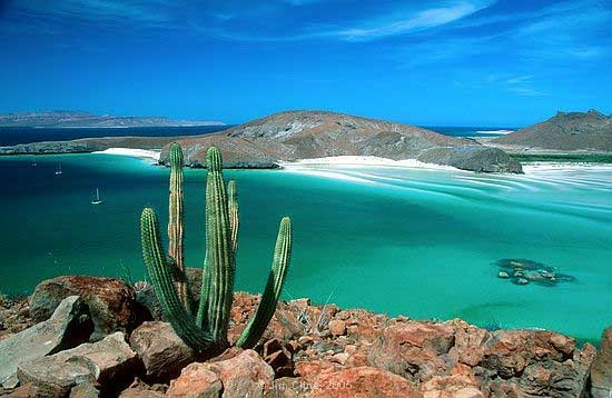 Aboard a Mexico cruise, you'll see the desert meeting the sea in La Paz