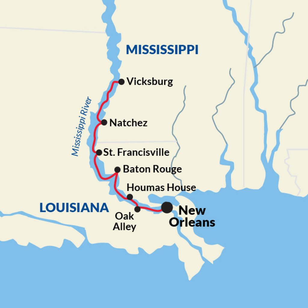 mississippi river cruises minnesota to new orleans