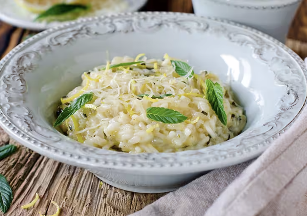 lemon risotto by oceania cruises head chef
