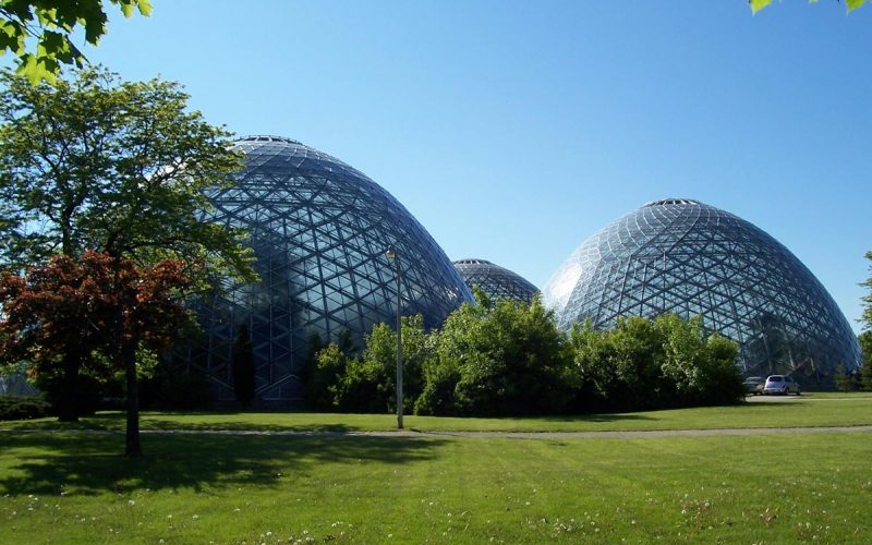 Milwaukee Wisconsin conservatory domes at Mitchell Park