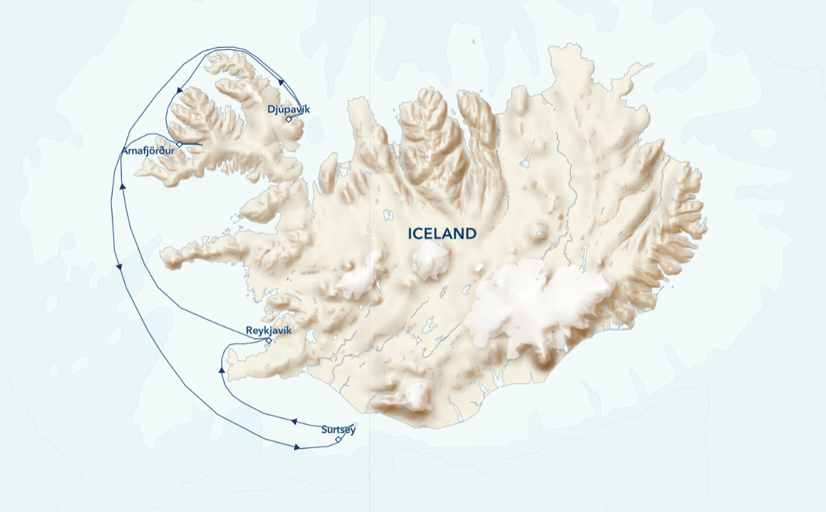 Wild Iceland Escape map