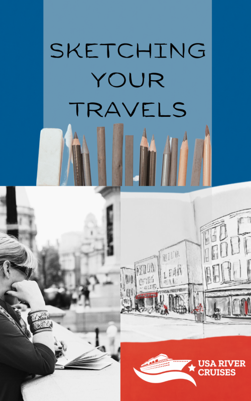 sketching on your next travel or cruise vacation