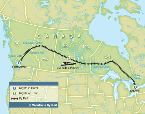 Trans Canada By Rail | USA River Cruises