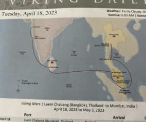 itinerary for south seas